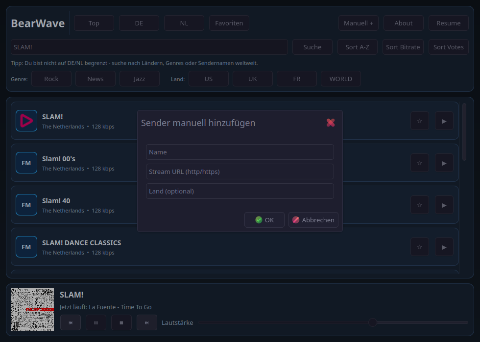 Station Browser