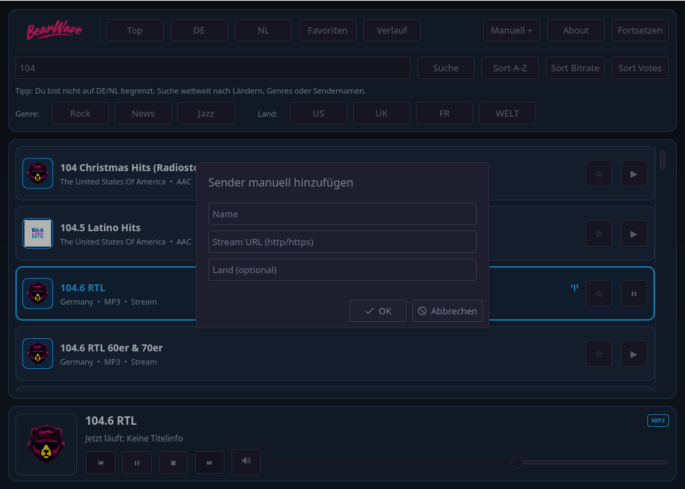 Station Browser